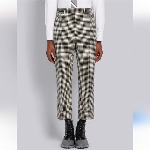 Zara Checkered Women's Pants Size S - Picture 1 of 11